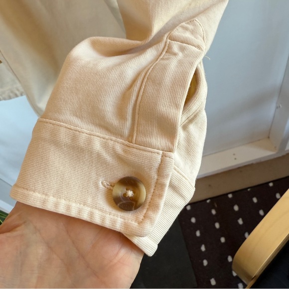 Vuori Shirt Jacket - Cream - Women XS/S - 100% Cotton - Picture 6 of 12
